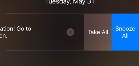 Medication Reminder with swipe