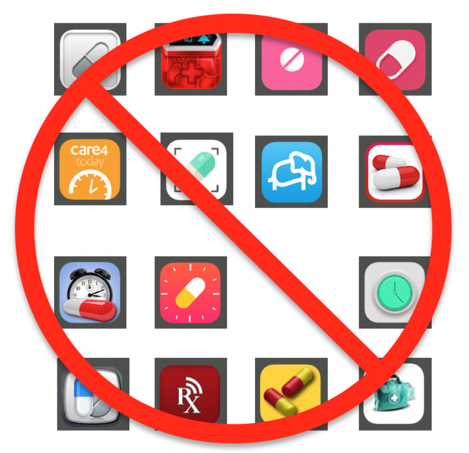 Pill Reminder Apps we eliminated