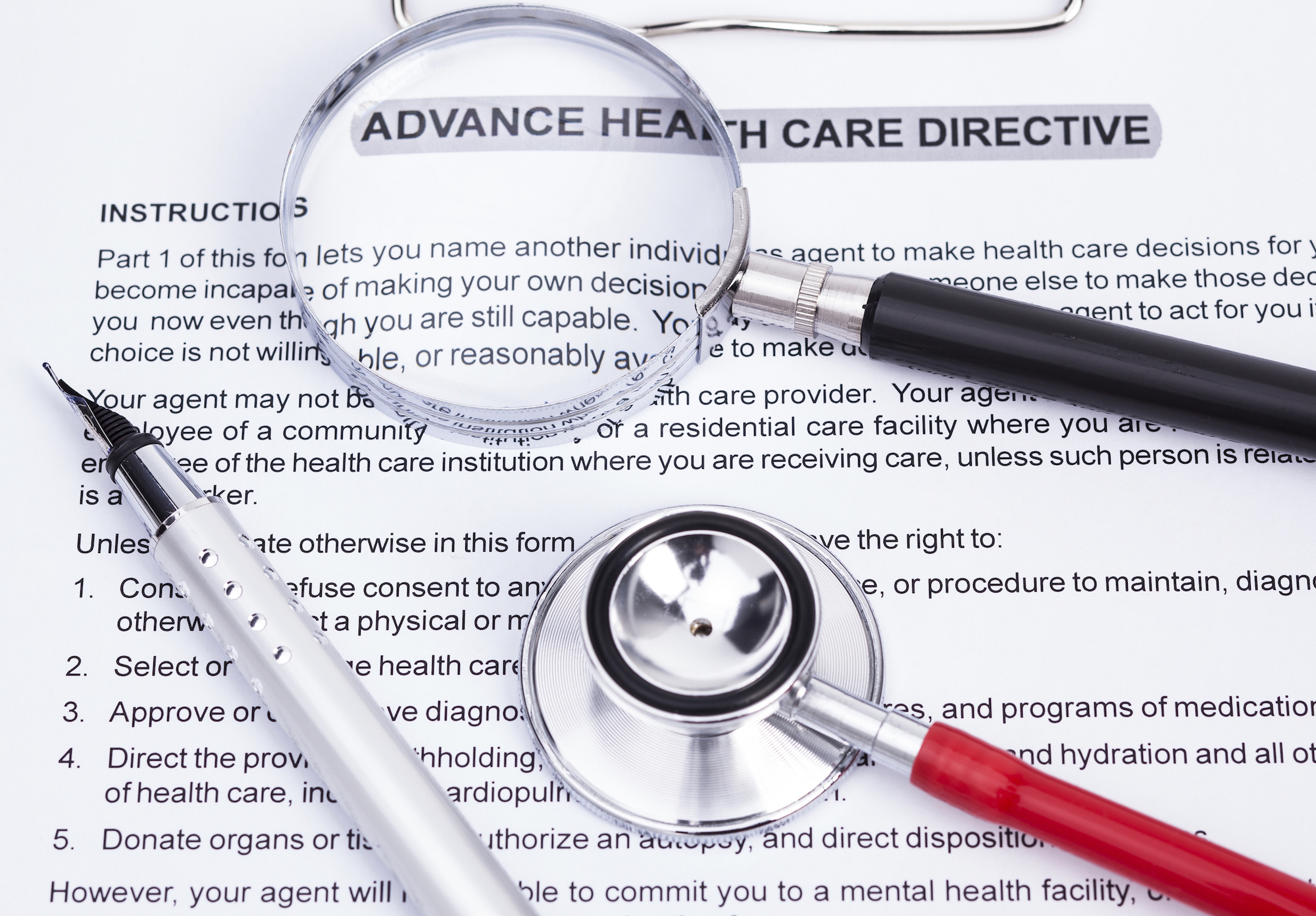 Advance Healthcare Directive Form